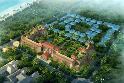 祝賀我司簽訂海馬金盤花園室外泳池、兒童池、水景等水處理項目工程